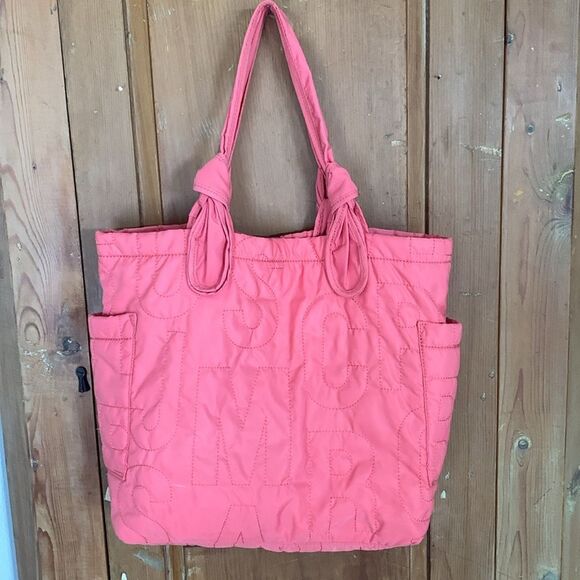 Marc by Marc Jacobs peach nylon quilted workwear tote bag - Picture 4 of 9